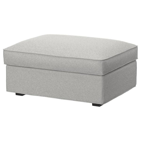 Ikea KIVIK - Footstool with storage, Tallmyra white/black ,