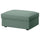 KIVIK - Footstool with storage, Tallmyra light green ,