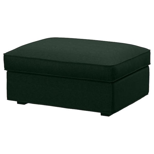 Ikea KIVIK - Footstool with storage, Tallmyra dark green ,