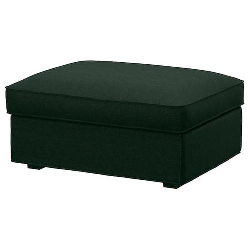 KIVIK - Footstool with storage, Tallmyra dark green ,