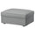 KIVIK Footstool with storage, Tibbleby beige/grey ,