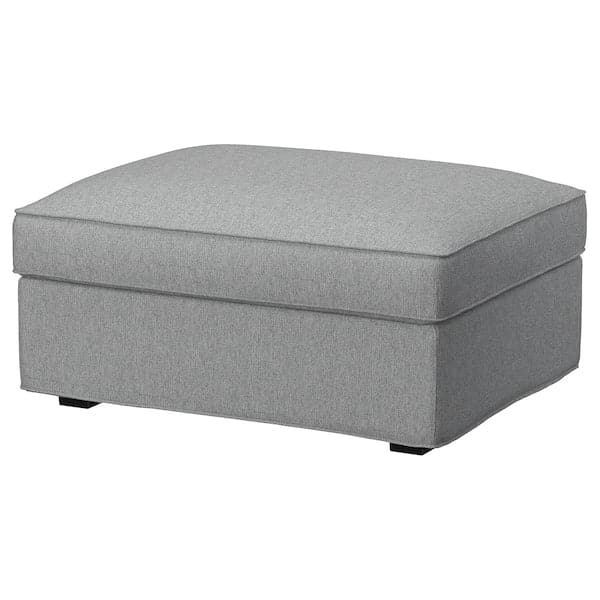 Ikea KIVIK Footstool with storage, Tibbleby beige/grey ,