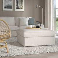 KIVIK - Footstool with storage, Tresund light beige , - best price from Maltashopper.com 59482898