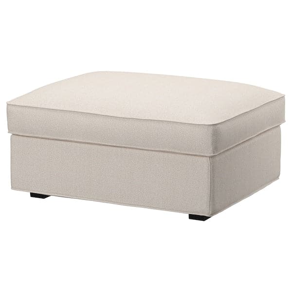 Ikea KIVIK - Footstool with storage, Tresund light beige ,