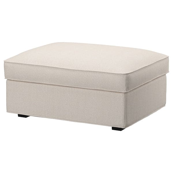 KIVIK - Footstool with storage, Tresund light beige ,