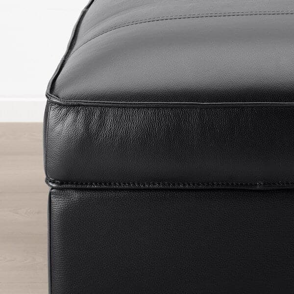 KIVIK Footstool Grann/Bomstad black , - best price from Maltashopper.com 00519506