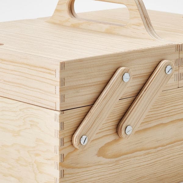 Ikea KLÄMMEMACKA - Desk organiser, natural plywood, 35x22 cm