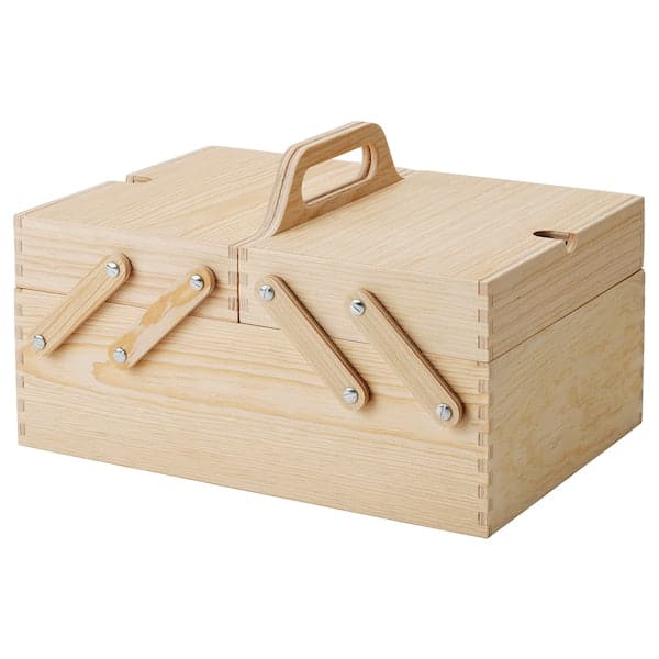 Ikea KLÄMMEMACKA - Desk organiser, natural plywood, 35x22 cm
