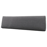 KLAGSHAMN back cushion, Skiftebo dark grey, 200x140 cm