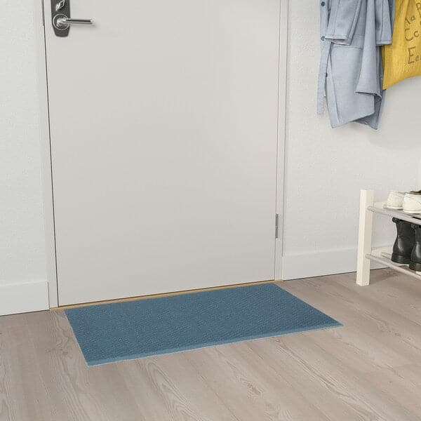 KLAMPENBORG - Door mat, indoor, blue, 50x80 cm - best price from Maltashopper.com 00500106