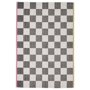 Ikea KLASSRUM - Carpet, flatweave, white/black, , 133x195 cm
