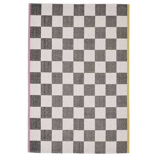 KLASSRUM - Carpet, flatweave, white/black, , 133x195 cm