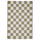KLASSRUM - KLASSRUM Rug, flatwoven, white/green, 133x195 cm