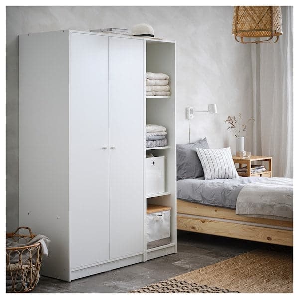 Ikea KLEPPSTAD Day wardrobe - white 39x176 cm