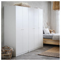 KLEPPSTAD - Wardrobe with 3 doors, white, 117x176 cm - best price from Maltashopper.com 00441758