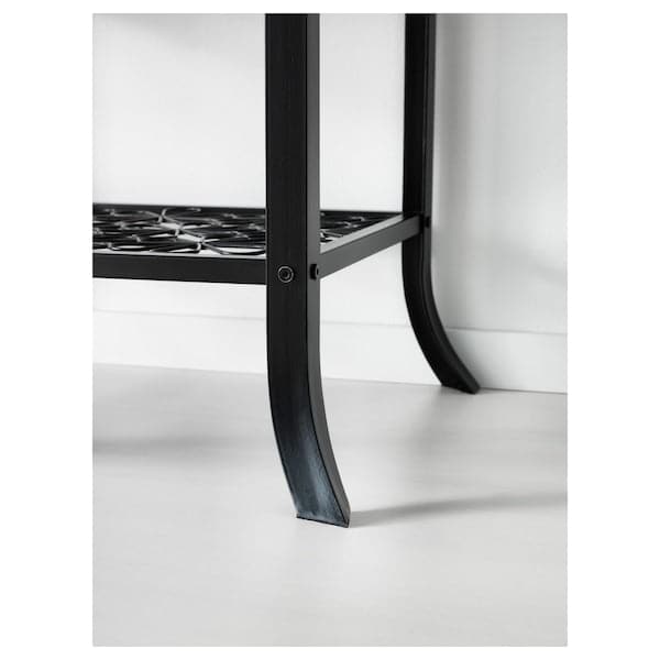 KLINGSBO - Vetrina, nero/vetro trasparente, 45x180 cm , 45x180 cm - best price from Maltashopper.com 60128562
