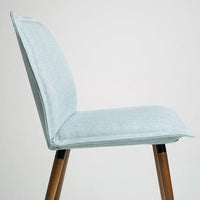 KLINTEN - Chair, brown/Kilanda pale blue , - best price from Maltashopper.com 20546877