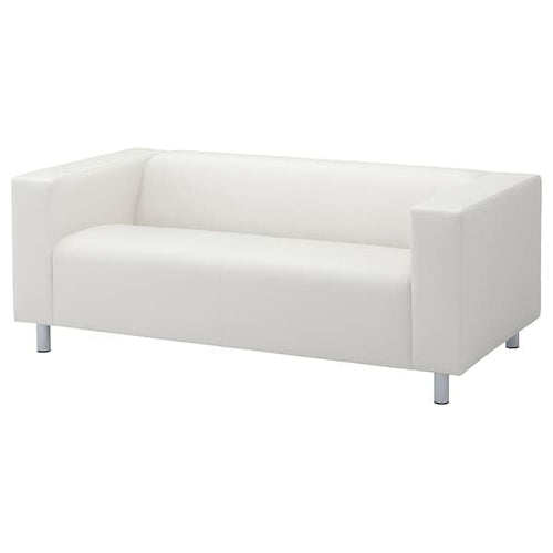 KLIPPAN 2-seater sofa - White Bomstad ,