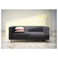 KLIPPAN 2-seater sofa - Dark grey Kabusa , - best price from Maltashopper.com 09251777
