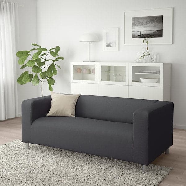 Ikea KLIPPAN 2-seater sofa - Grey Vissle ,