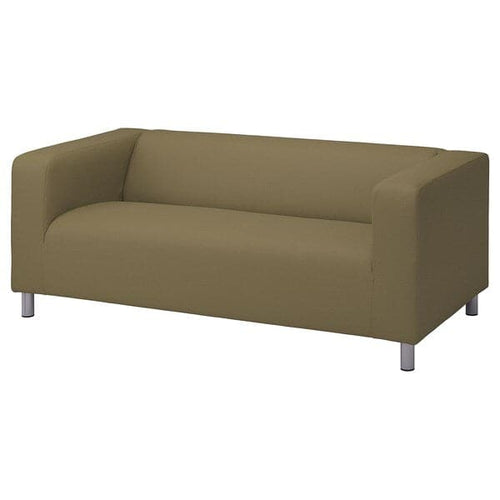 KLIPPAN 2-seater sofa lining - Lemon green Vissle ,
