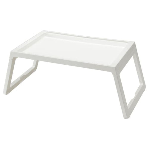 KLIPSK - Bed tray, white