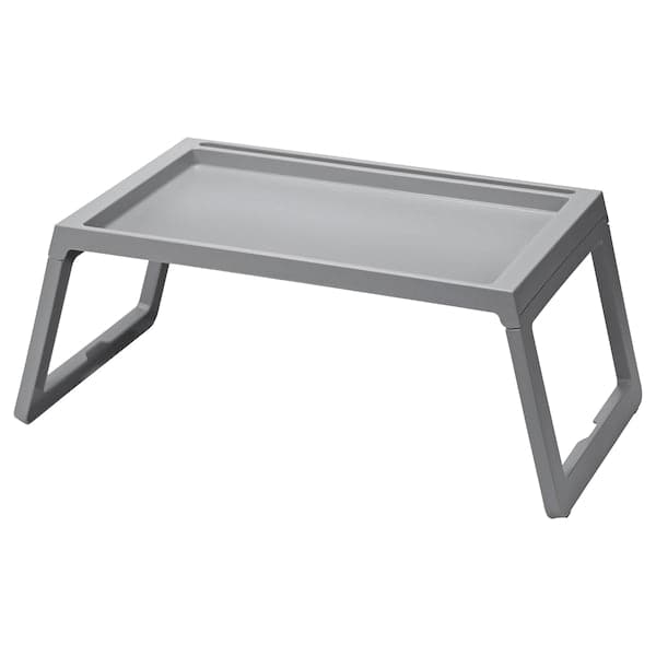 KLIPSK - Bed tray, grey