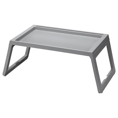 KLIPSK - Bed tray, grey ,