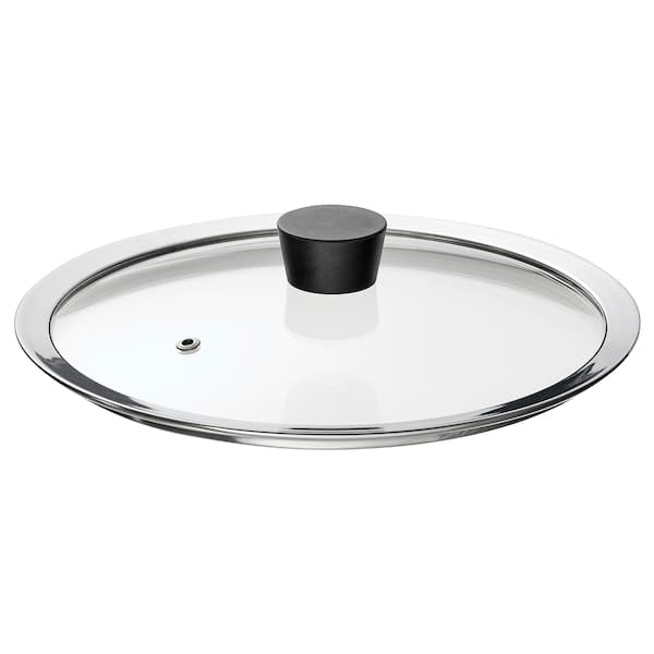 Ikea KLOCKREN - Pan lid, glass, 25 cm