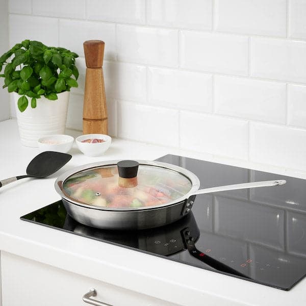 Ikea KLOCKREN - Pan lid, glass, 29 cm