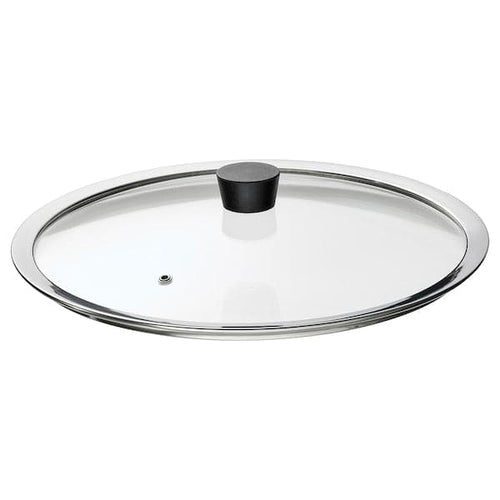 KLOCKREN - Pan lid, glass, 33 cm