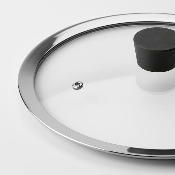 Ikea KLOCKREN - Pan lid, glass, 25 cm