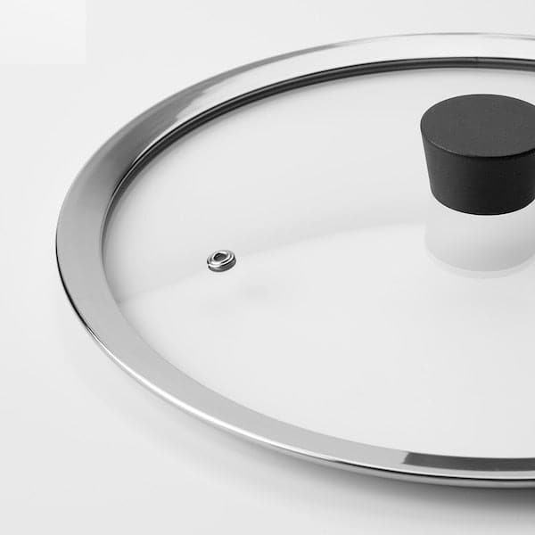 Ikea KLOCKREN - Pan lid, glass, 29 cm