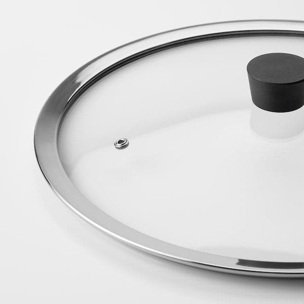 Ikea KLOCKREN - Pan lid, glass, 33 cm
