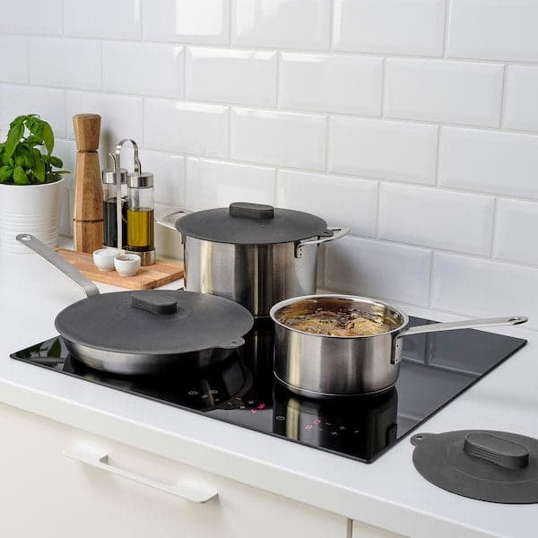 Ikea KLOCKREN - Universal lid, set of 3, silicone