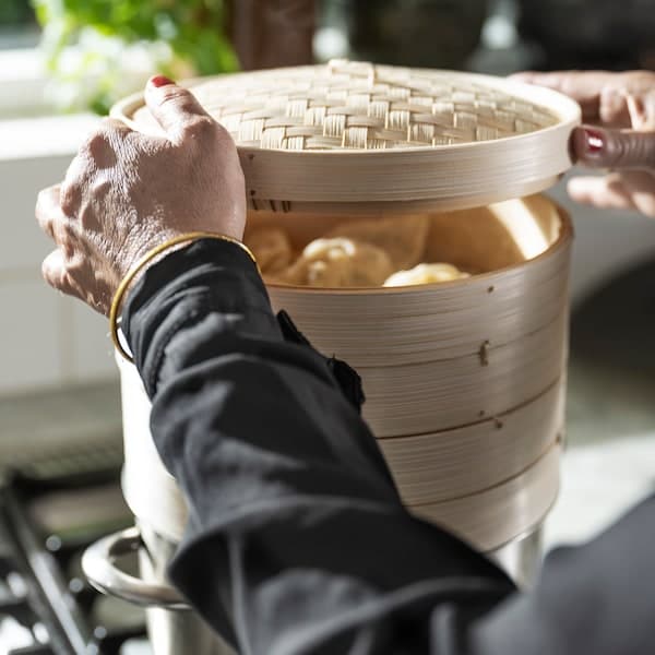 Ikea KLOCKREN - Steamer, bamboo, 5.0 l