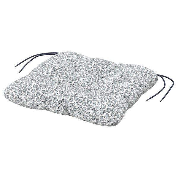 Ikea KLÖSAN - Cushion for outdoor chair, blue,36x32 cm