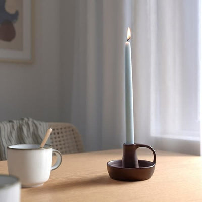 KLOKHET - Unscented candle, pale blue-grey, , 25 cm - best price from Maltashopper.com 70551606