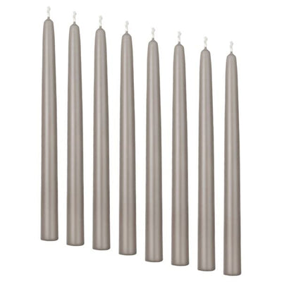 KLOKHET - Unscented candle, dark grey-beige, , 25 cm - best price from Maltashopper.com 50551607