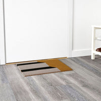 KLOTOID - Door mat, black white/staircases, 40x60 cm - best price from Maltashopper.com 80572712