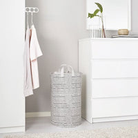 KLUNKA - Laundry bag, white/black, 60 l - best price from Maltashopper.com 50364371