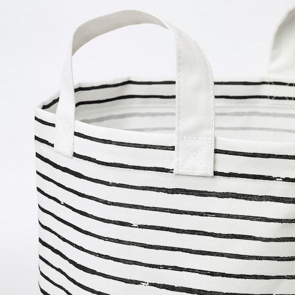 Ikea KLUNKA - Laundry bag, white/black, 60 l
