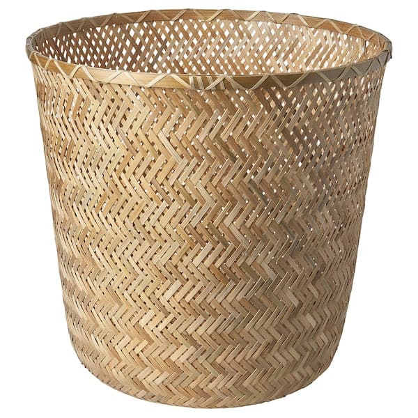 Ikea KLYNNON - Plant pot, handmade bamboo, 32 cm