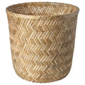 KLYNNON plant pot, handmade bamboo, 24 cm