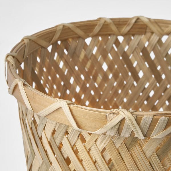 Ikea KLYNNON - Plant pot, handmade bamboo, 12 cm
