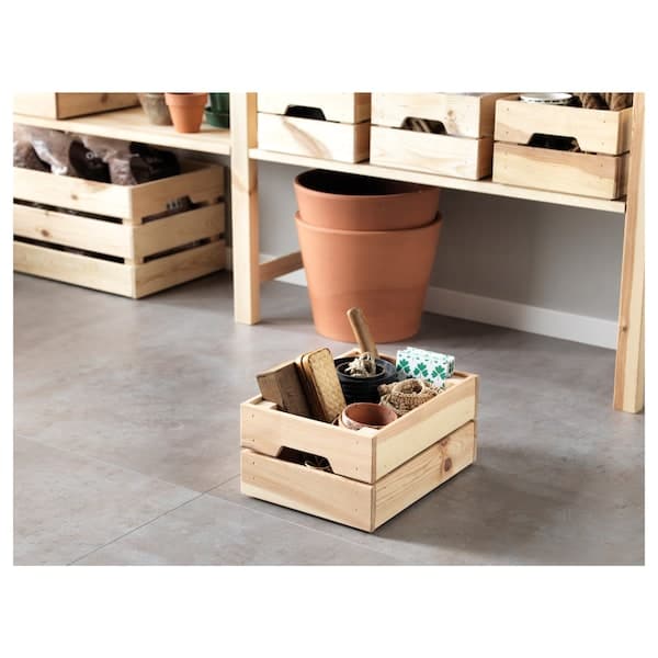 Ikea KNAGGLIG - Box, pine, 23x31x15 cm
