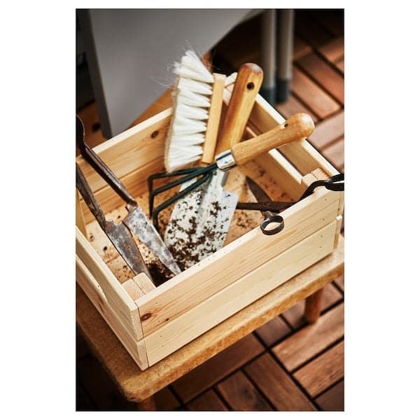 KNAGGLIG - Box, pine, 23x31x15 cm - best price from Maltashopper.com 10292357
