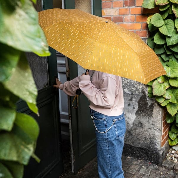 KNALLA - Umbrella, foldable yellow - best price from Maltashopper.com 60560833