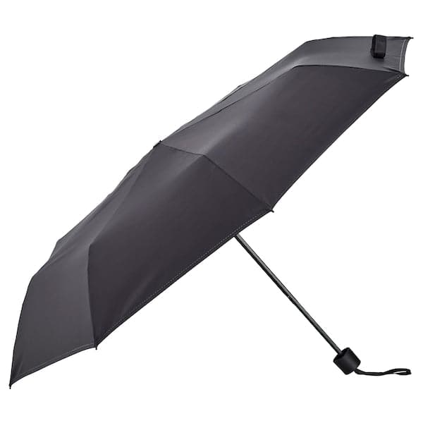KNALLA - Umbrella, foldable black - best price from Maltashopper.com 30477637