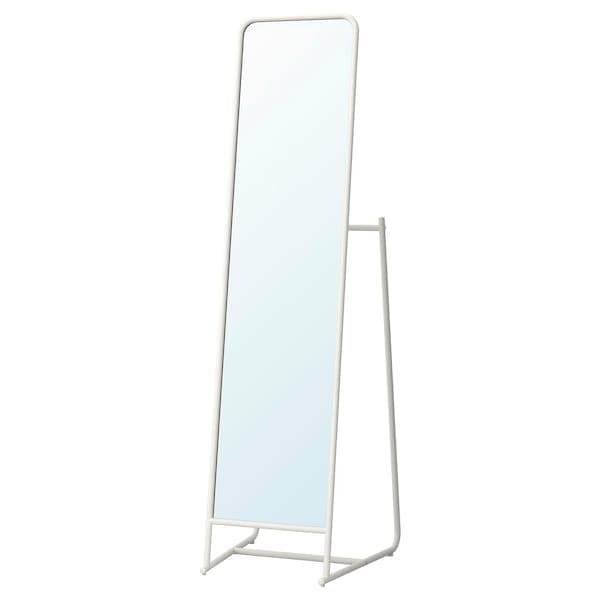 KNAPPER - Standing mirror, white
